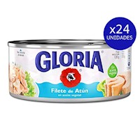 Pack x24 Filete de atún Gloria en aceite vegetal y sal 170g